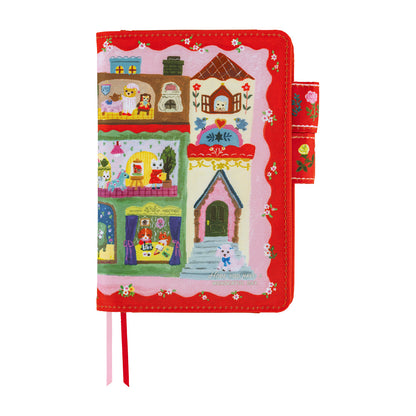 Hobonichi Original A6 Cover - Yumi Kitagishi: White Cat House