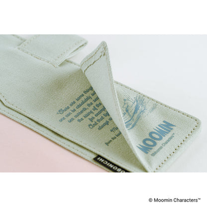 Hobonichi Original A6 Cover - Moomin: My Yard - Pale Mint