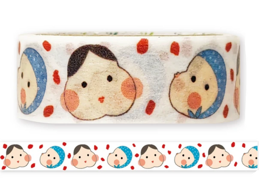 Shinzi Katoh Washi Tape - Nichinichi - Okame and Hyottoko