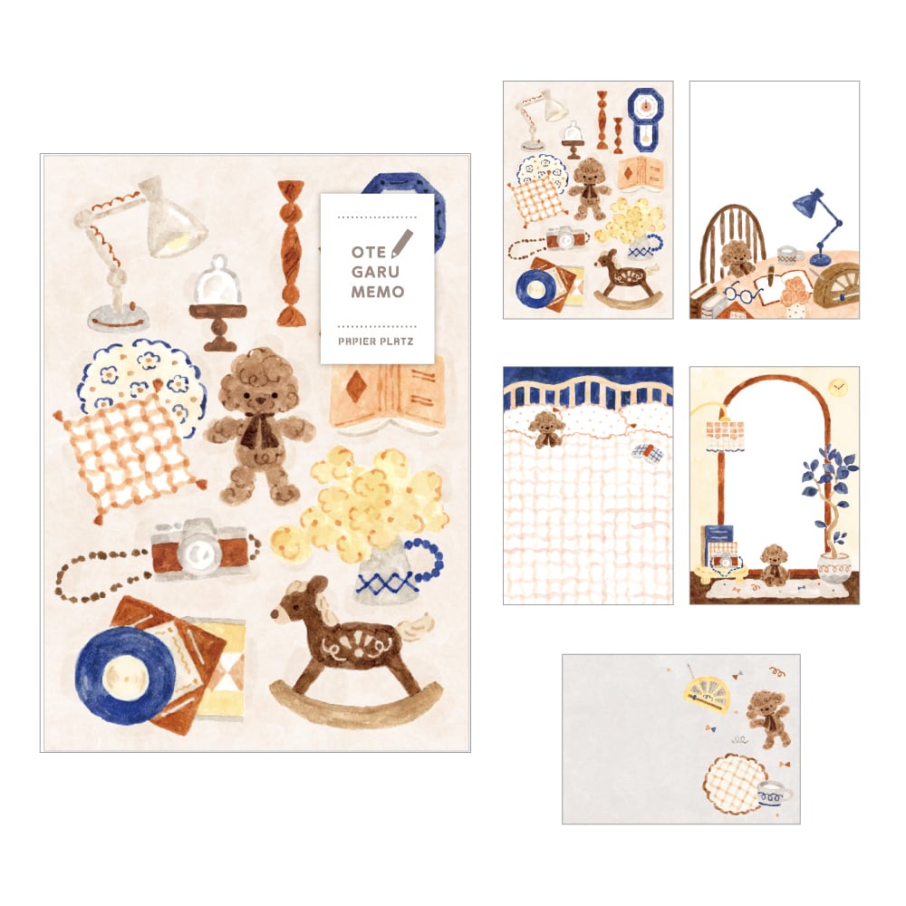 Papier Platz x Nakauchi Waka Otegaru Memo Pad