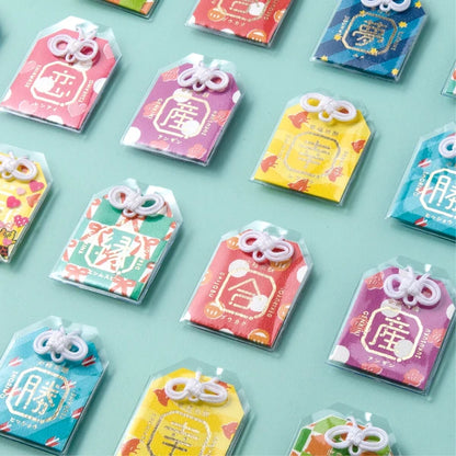 Iroha Omamoru Mini Message Card - Prayer for Success