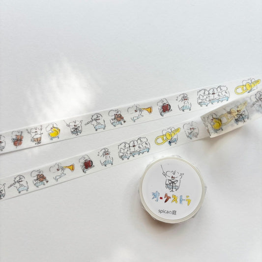 Spica Garden Washi Tape - muu-chan Series - Orchestra