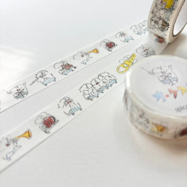 Spica Garden Washi Tape - muu-chan Series - Orchestra