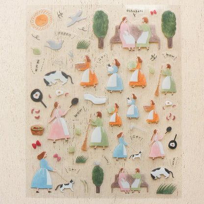 Cozyca x Necktie - Sticker Sheet - Ordinary Day