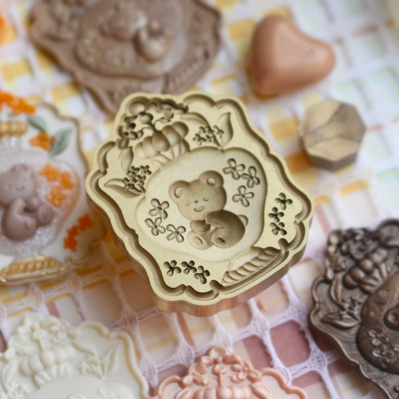Myrtilles Atelier x Cotolie - Wax Seal Stamp - Osmanthus Perfume