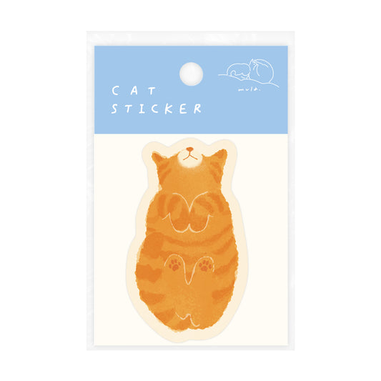 RYU-RYU x mula - Cat Sticker - Palmier