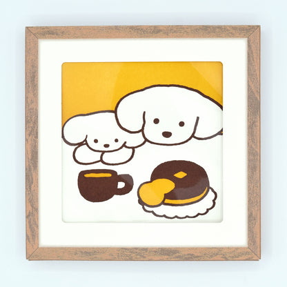Natsumi Teraoka - Letterpress Art Print - Pancakes
