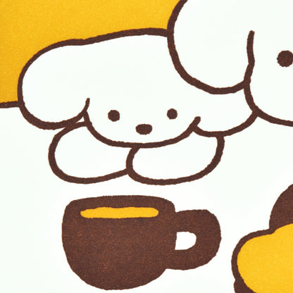 Natsumi Teraoka - Letterpress Art Print - Pancakes