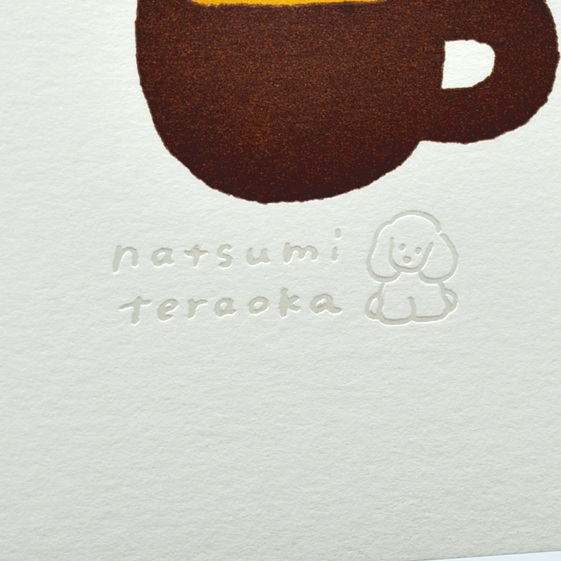 Natsumi Teraoka - Letterpress Art Print - Pancakes