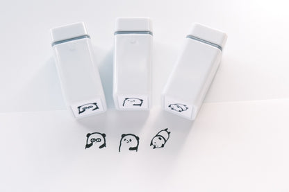 Sanby Pre-Inked Mini Stamp Set - Panda
