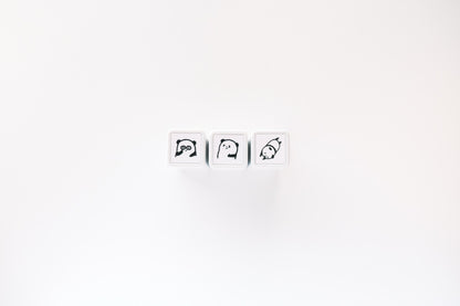 Sanby Pre-Inked Mini Stamp Set - Panda