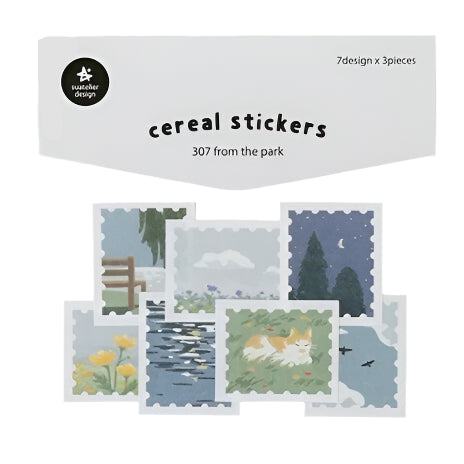 Suatelier Cereal Stickers - From The Park (307)