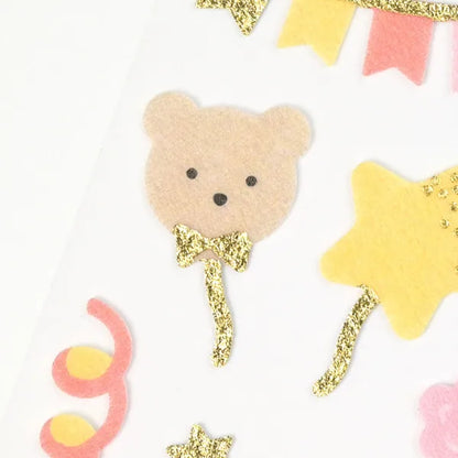 NB Non-Woven Fabric Sticker Sheet - Party