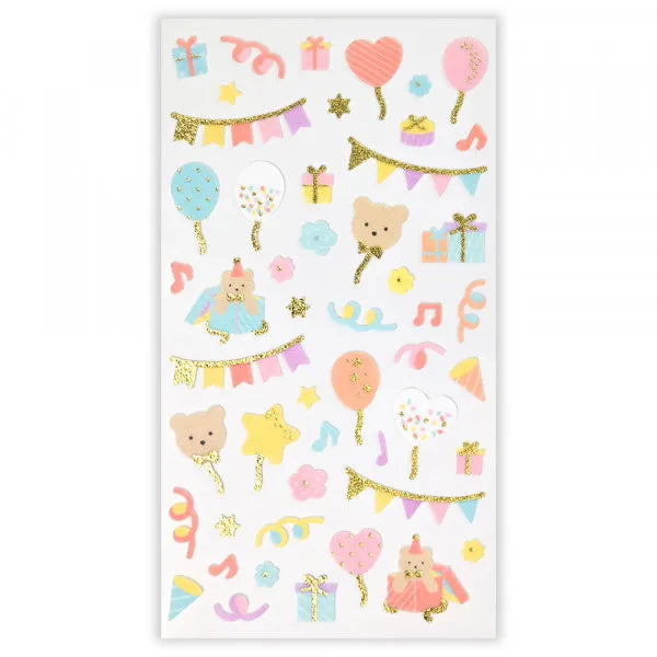NB Non-Woven Fabric Sticker Sheet - Party