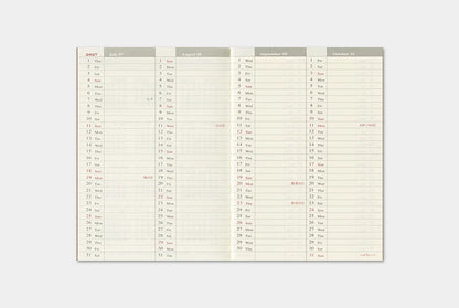 TRAVELER's Passport Size Refill - 2027 Weekly