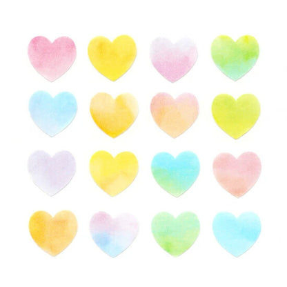 Bande Washi Tape Sticker Roll - Pastel Hearts