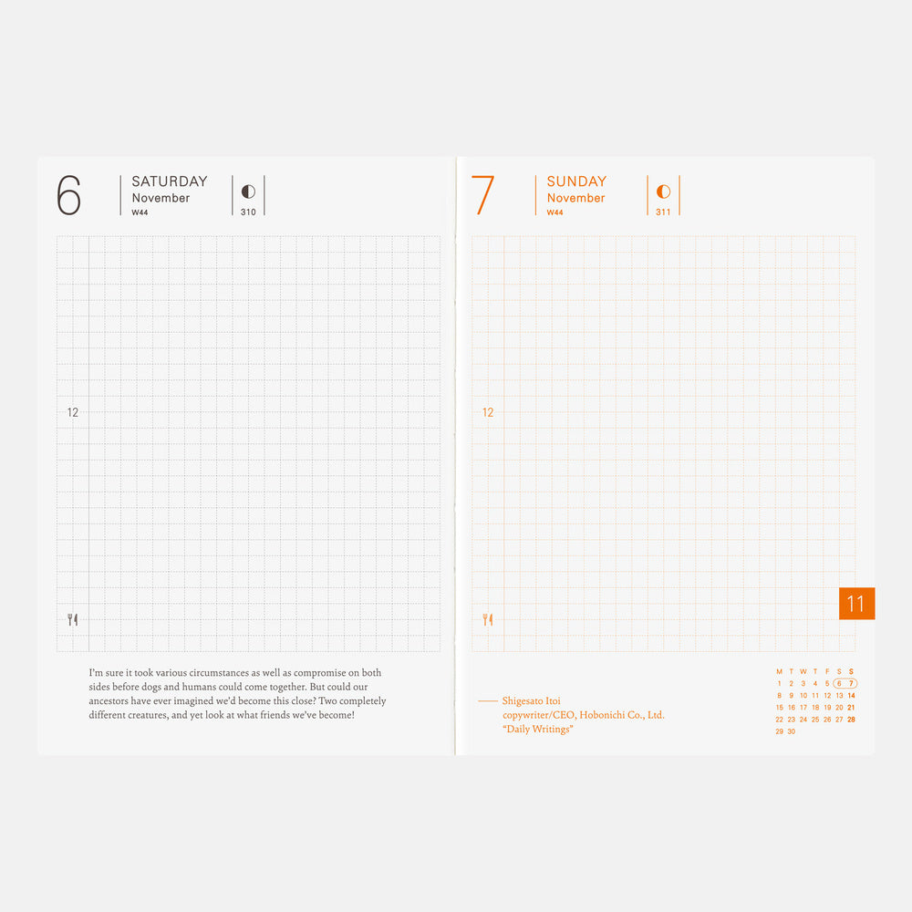 Hobonichi Techo 2027 English Planner - A6