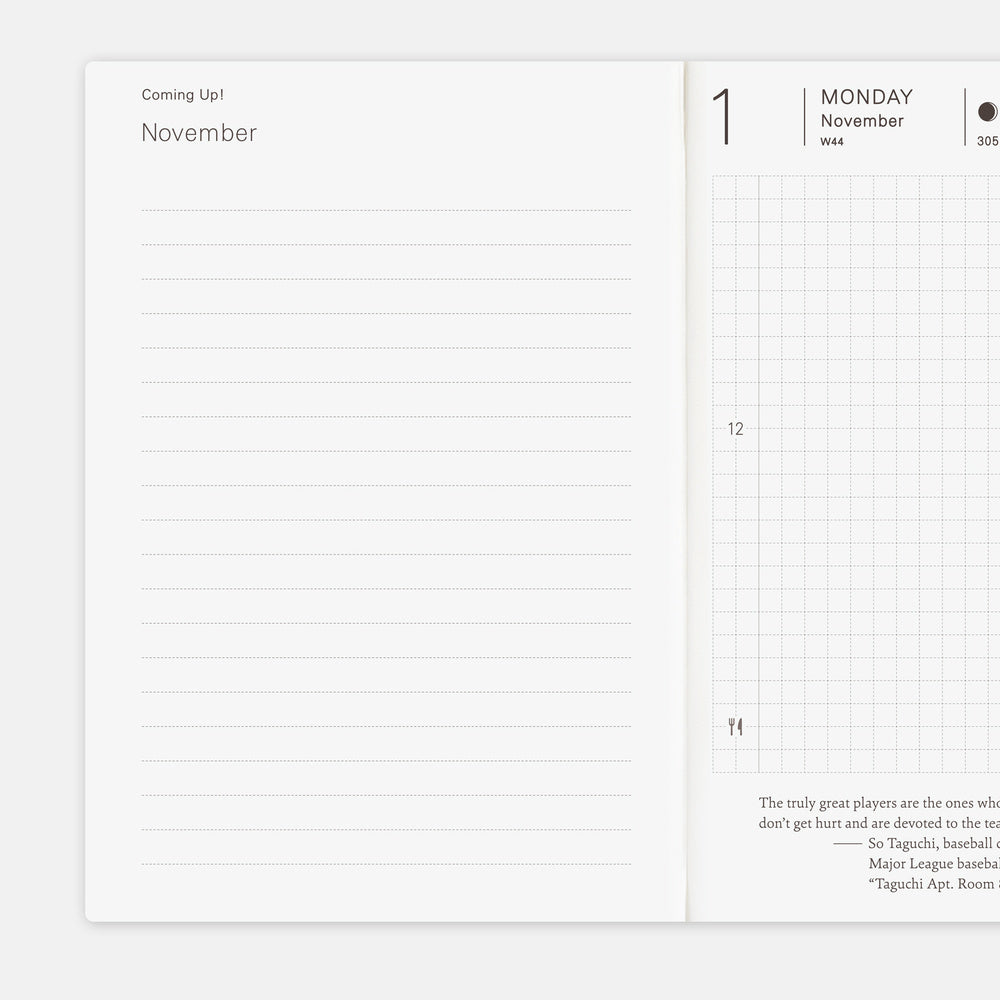 Hobonichi Techo 2027 English Planner - A6