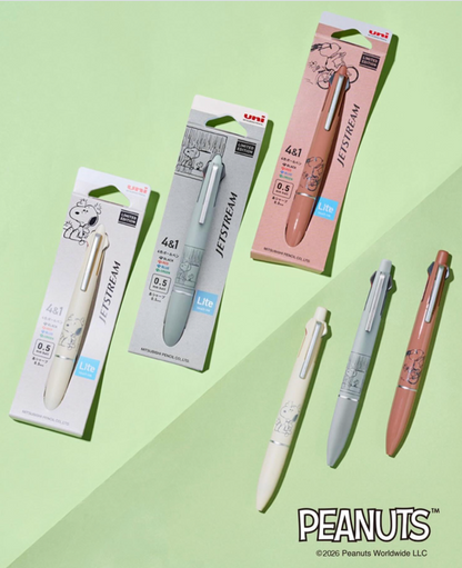 Uni Jetstream 4&1 Ballpoint Multi-Pen - Peanuts Limited Edition