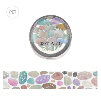 BGM Foil Clear Tape - Life Series - Pebbles