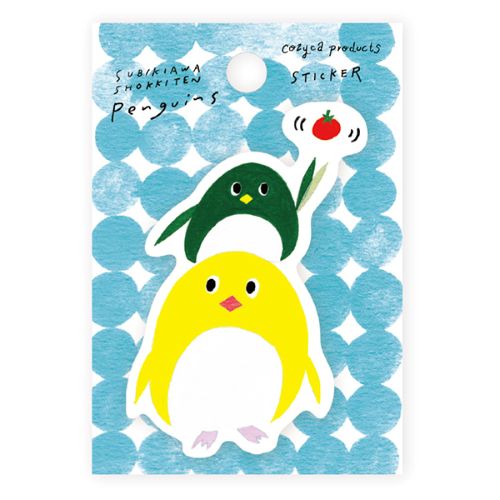 Cozyca x Subikiawa - Die-Cut Sticker - Penguins