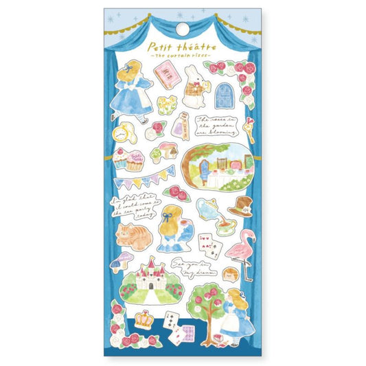 Mind Wave Petit Theatre Sticker Sheet - Alice in Wonderland