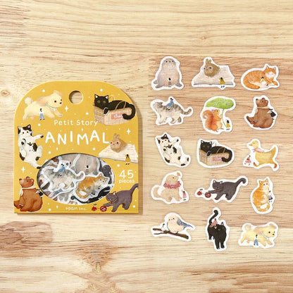 BGM Flake Stickers - Petit Story Series - Animal