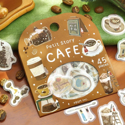 BGM Flake Stickers - Petit Story Series - Cafe