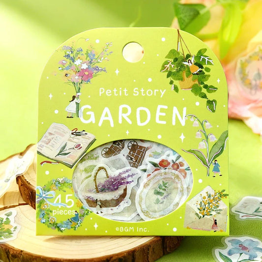 BGM Flake Stickers - Petit Story Series - Gardening