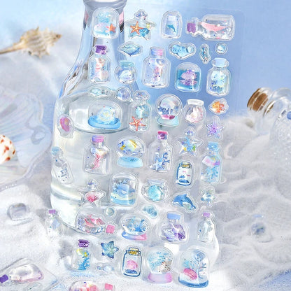 BGM Kyururun 3D Sticker Sheet - 2026 Summer Limited - Piece of the Sea