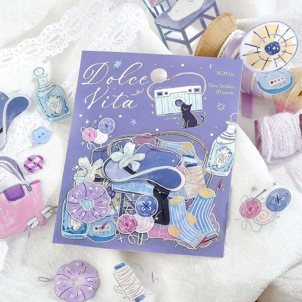 BGM Deco Stickers - Dolce Vita Series - Pieces of Daily Life