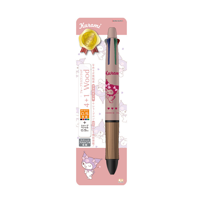 Pilot Dr. Grip 4+1 Wood Multi-Pen - Sanrio Limited Edition