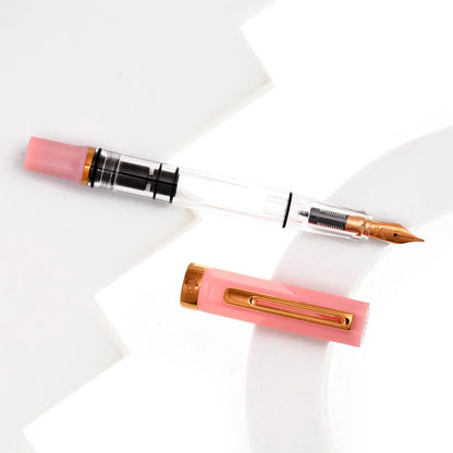 TWSBI ECO Pink Lemonade w/Bronze Fountain Pen