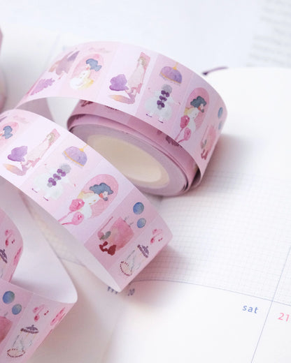 dodolulu - Label Sticker Roll - Pink Lullaby