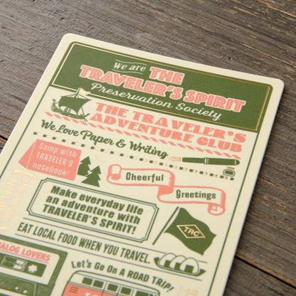 TRAVELER'S Notebook 2026 - Passport Size Plastic Sheet