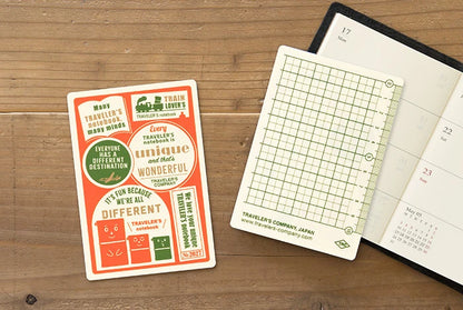 TRAVELER's Notebook 2027 - Plastic Sheet - Passport Size