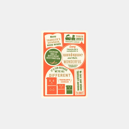 TRAVELER's Notebook 2027 - Plastic Sheet - Passport Size