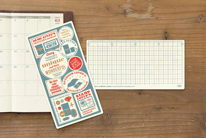 TRAVELER's Notebook 2027 - Plastic Sheet - Regular Size