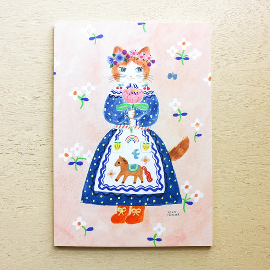 Cozyca x Aiko Fukawa - A5 Notebook - Please Have a Flower