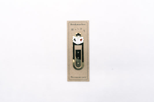 Pottering Cat Bookmark - Poker
