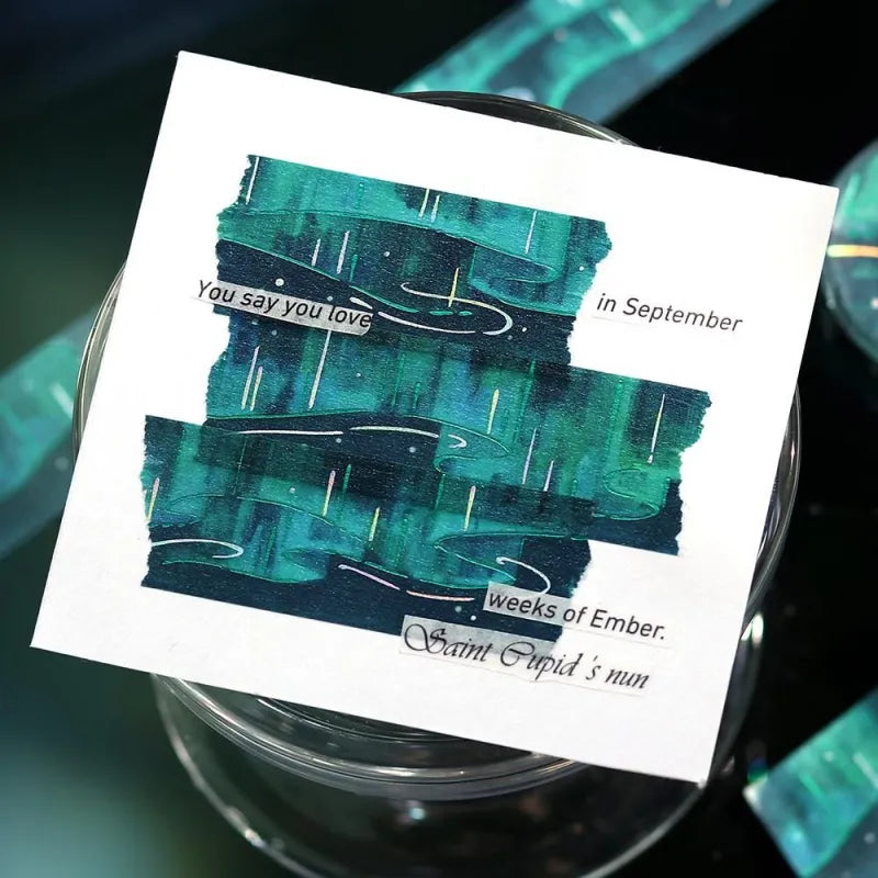 BGM Foil Washi Tape - Sora Zukan Vol. 2 Series - Polar Light