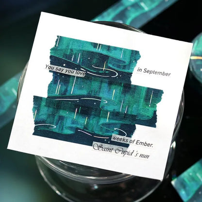 BGM Foil Washi Tape - Sora Zukan Vol. 2 Series - Polar Light