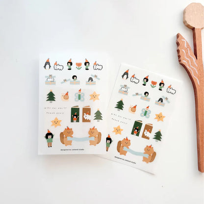 Yohand Studio - Print-On Sticker Sheet - Holiday Blessings