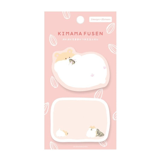 Furukawashiko Sticky Notes - Kimama Fusen - Pudgy Hamster