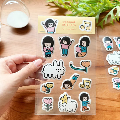Yohand Studio Puffy Sticker Sheet - Yohand's Daily