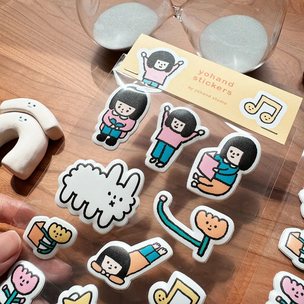 Yohand Studio Puffy Sticker Sheet - Yohand's Daily
