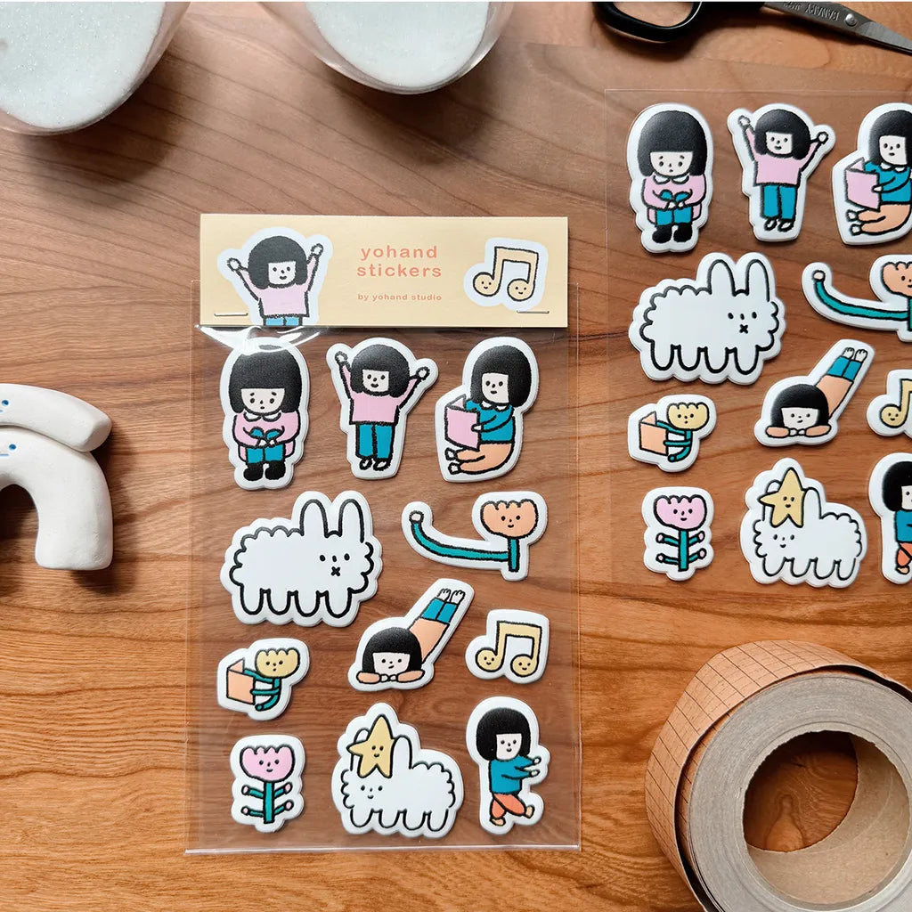 Yohand Studio Puffy Sticker Sheet - Yohand's Daily