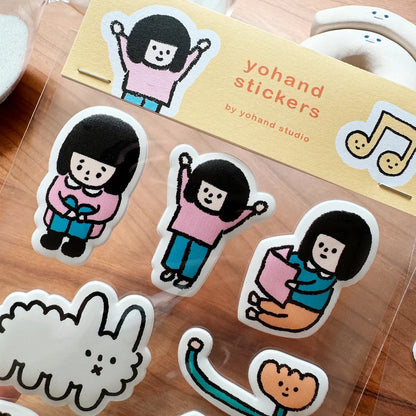 Yohand Studio Puffy Sticker Sheet - Yohand's Daily