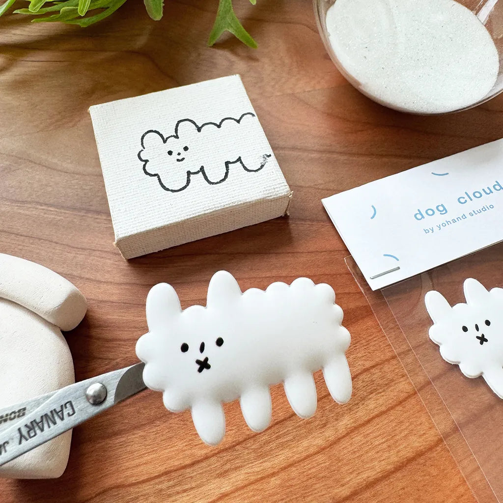 Yohand Studio Puffy Sticker Sheet - Dog Clouds
