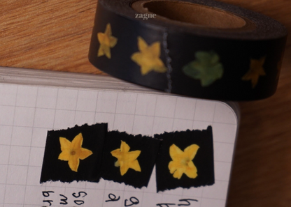 Zagne Korea Washi Tape - Pumpkin Flower